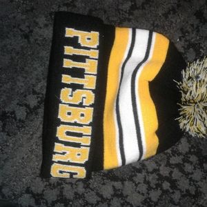 Pittsburgh Steelers Beenie Ski Cap Unisex New Never Used Black/Gold/White Rare